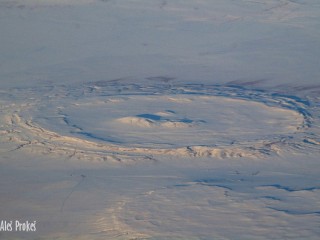 Pohled z letadla poblíž Bajkalu