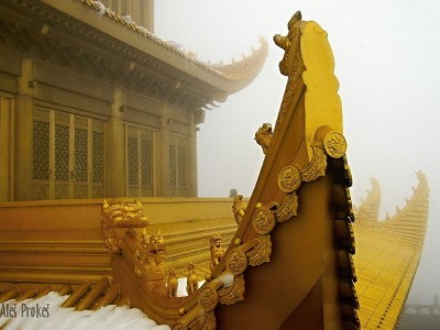 Zlatý chrám, Golden Summit, pohoří Emei Shan