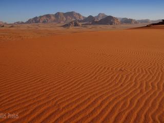 Poušť Wadi Rum