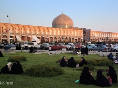 Esfahán, mešita Sheikh Lotfollah na náměstí Naghsh-i Jahan