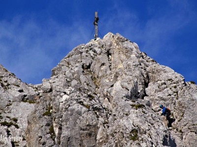 Vrchol Seegrubenspitze (2435 m), Tyrolsko