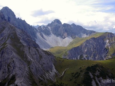 Marchreisenspitze (2620 m), oblast Axamer