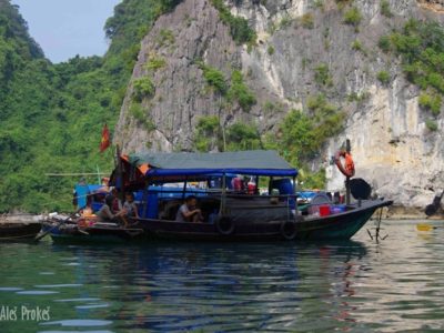 Obyvatelé zátoky Ha Long