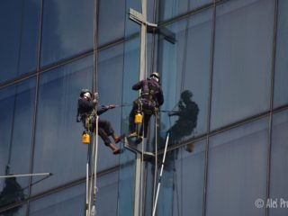 Údržba hotelu Marina Bay Sands