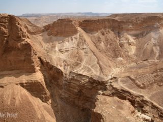 Pohled z pevnosti Masada