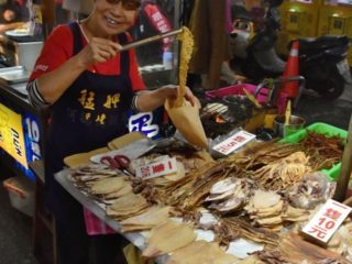 Hadí alej, večerní tržiště, Taipei