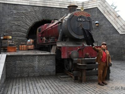 Bradavický expres Universal Studios Hollywood (z filmu Harry Potter)